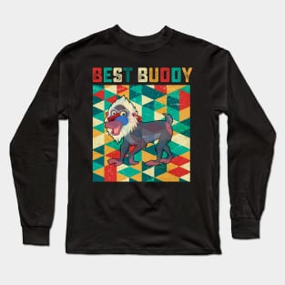 Best Buddy Baboon Long Sleeve T-Shirt